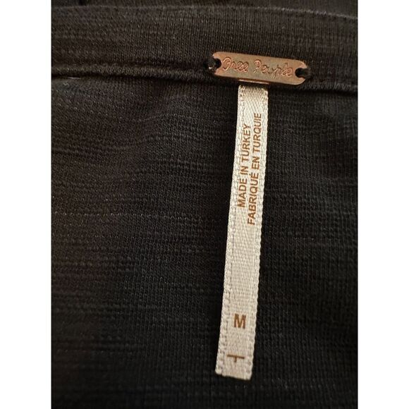 Free People Papaya Black T-Shirt Size Medium - Picture 5 of 5